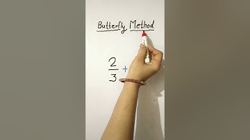 Addition Trick |🦋Butterfly Method for addition fraction |Fraction Trick #shorts #fraction #tricks