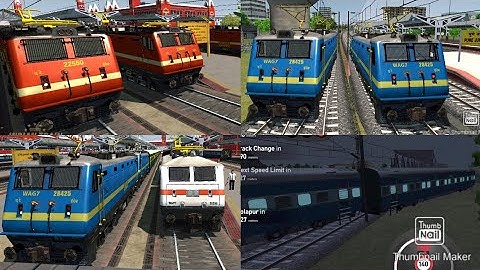 Shocking Train Derailment: WAP 7 with 16 Coaches Crashes at Anantpur.