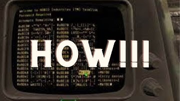hacking terminals in fallout 4