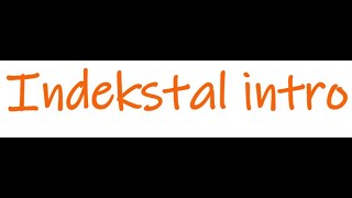 Indekstal 1