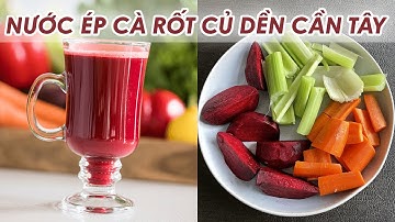 Nước ép trị liệu bổ máu thanh lọc gan tốt cho bệnh Ung Thư, Gan, tuyến giáp, tim mạch