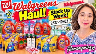 Walgreens Haul|| STOCK UP WEEK|| 9/27-10/03 || 🔥🏃‍♀️🏃‍♂️