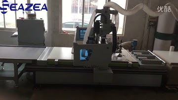 Automatic nesting loading&unloading wood furniture CNC Router machine