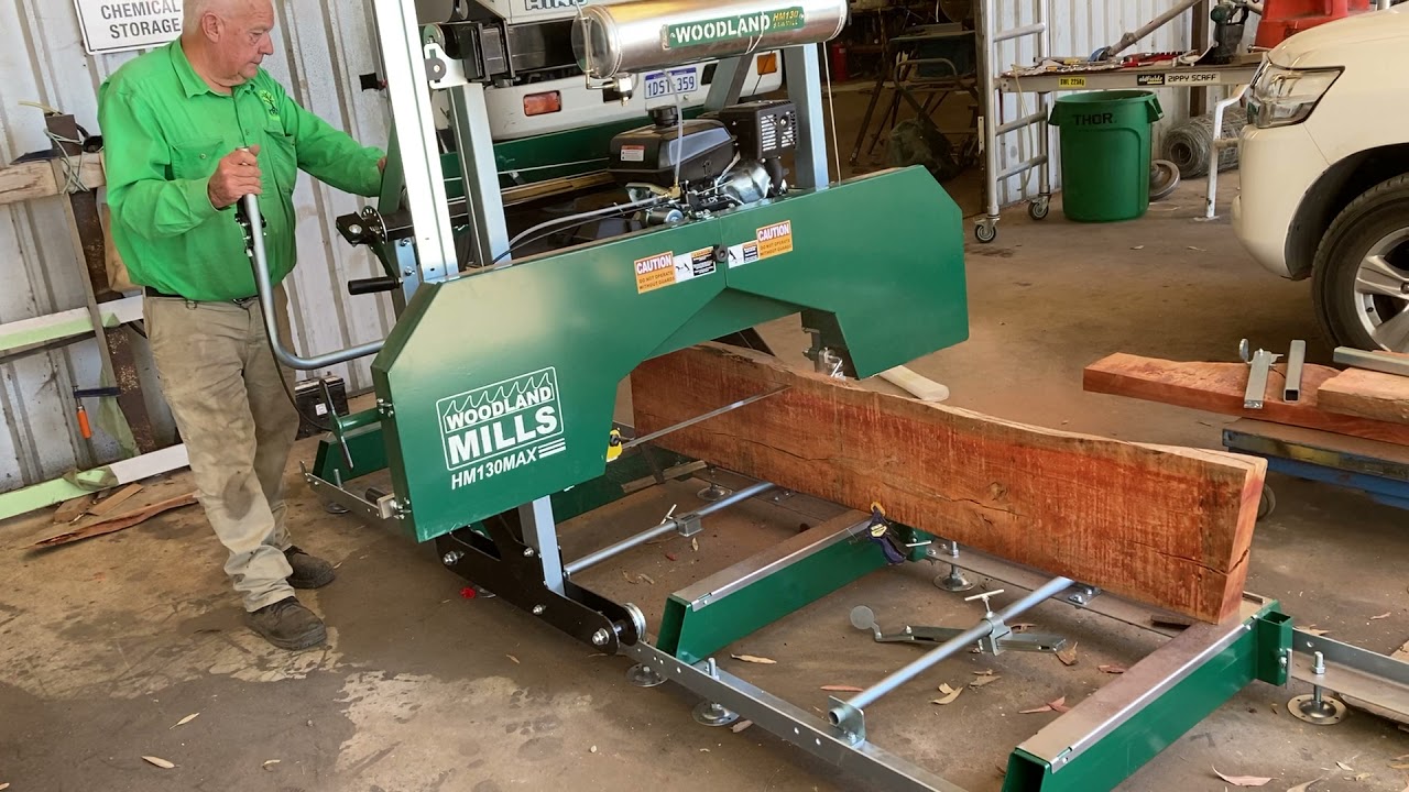 Woodland HM30Max Bandsaw Mill YouTube