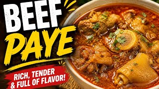 How to Make Bade Paye | Beef Paye | Authentic Pakistani Bare Paye Recipe | Soft & Flavorful screenshot 5