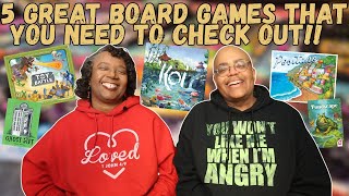 5 Great Board Games That You Need To Check Out!!
