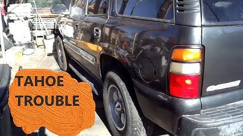 TAHOE TROUBLE, key remote and horn issue