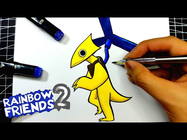 Desenhos de Yellow Rainbow Friends 2 para Colorir