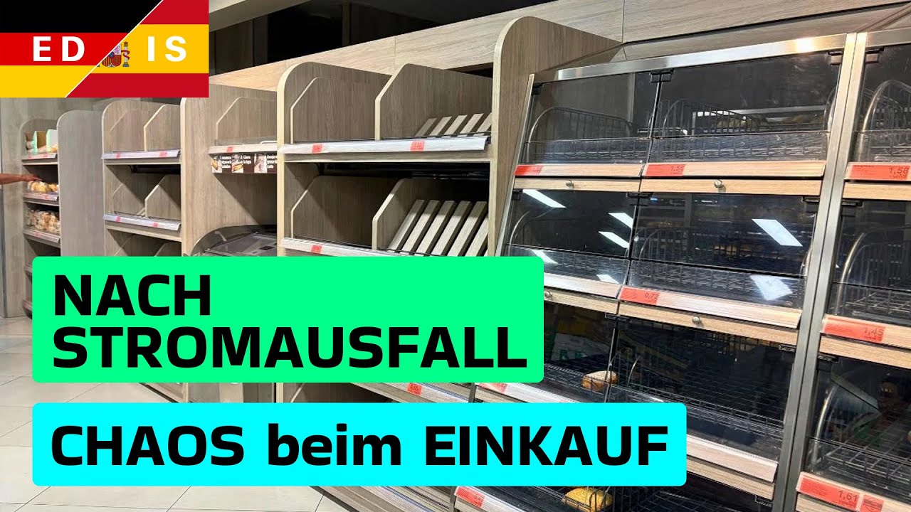 Stromausfall Spanien Erfahrungsbericht: CHAOS beim Einkaufen