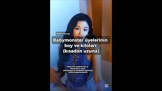 Babymonster Üyelerinin Boy Ve Kiloları Şfet