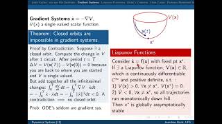 Dynamical Systems Lec 14