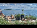 Beach walk Oslo in 4K ⛱🍹 Norway Summer 2022