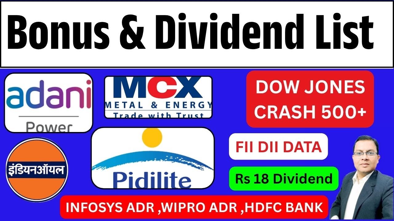 IOC SHARE I pidilite bonus I mcx stock split I Bonus & Dividend List I ...