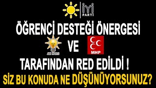 İyi̇ Parti̇ni̇n Ak Parti̇ Ve Mhp Tarafindan Reddedi̇len Önergesi̇ni̇ Sorduk