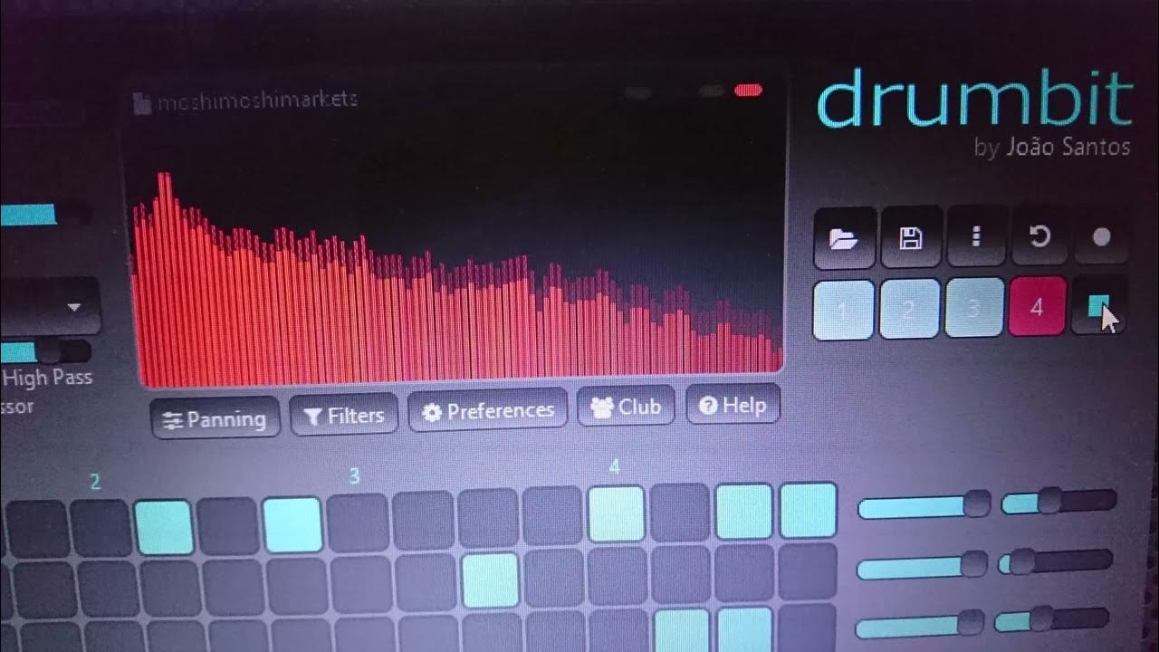 drumbit online free drum machine scratch Rhythm YouTube
