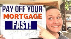How to Pay Off Your Mortgage Early in 5-7 years! Using an Amortization Schedule! 