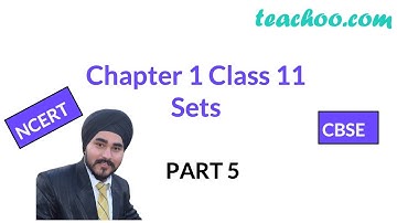 Sets Class 11 - Part 5 - n(A U B) and n(A U B U C) Formulas - with Important Questions - Teachoo