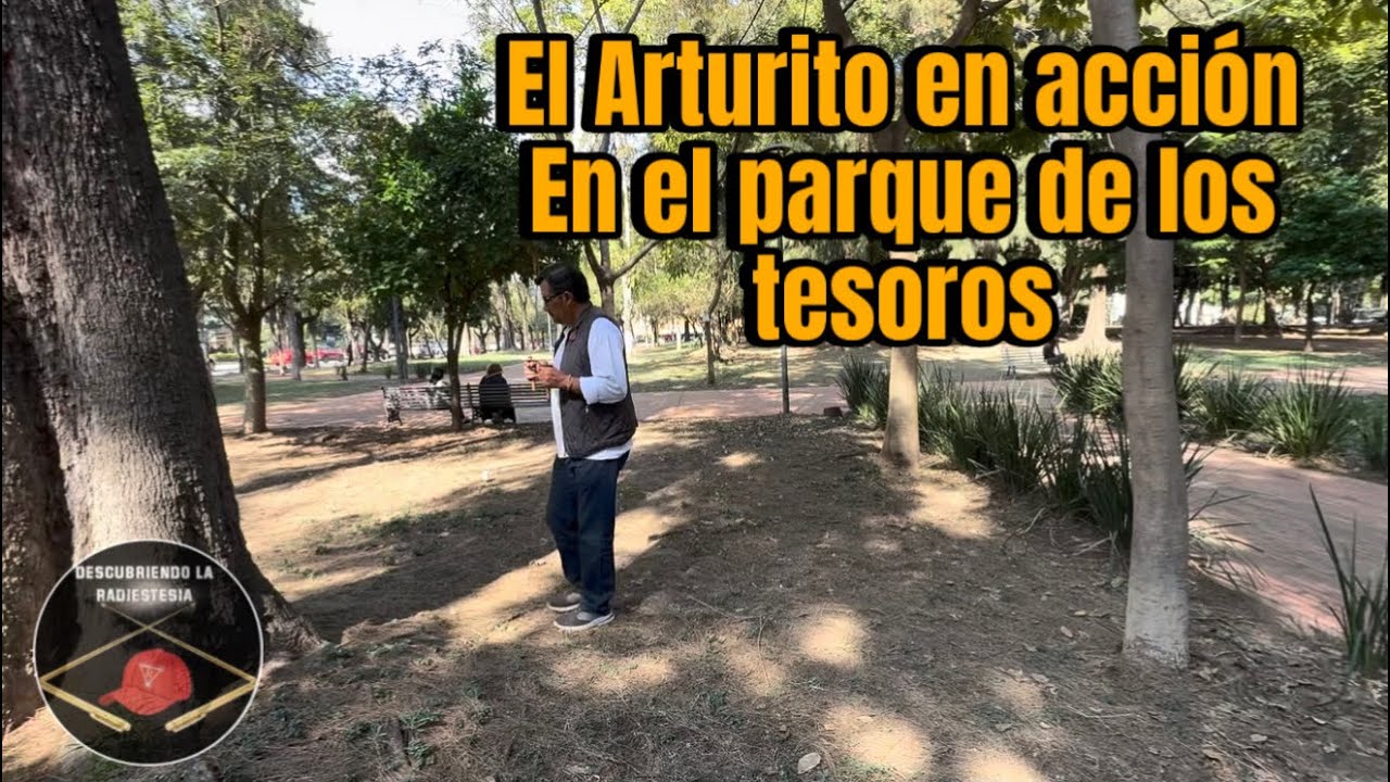 El Arturito en acción en el parque de los tesoros