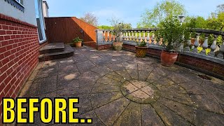 They Were STUNNED! We Cleaned This EPIC But FILTHY Patio For £.. ZERO!