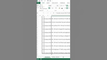 Cara Membuat Jurnal Umum Sederhana Menggunakan Miscrosoft Excel #2023 #Akuntansi #JurnalUmum