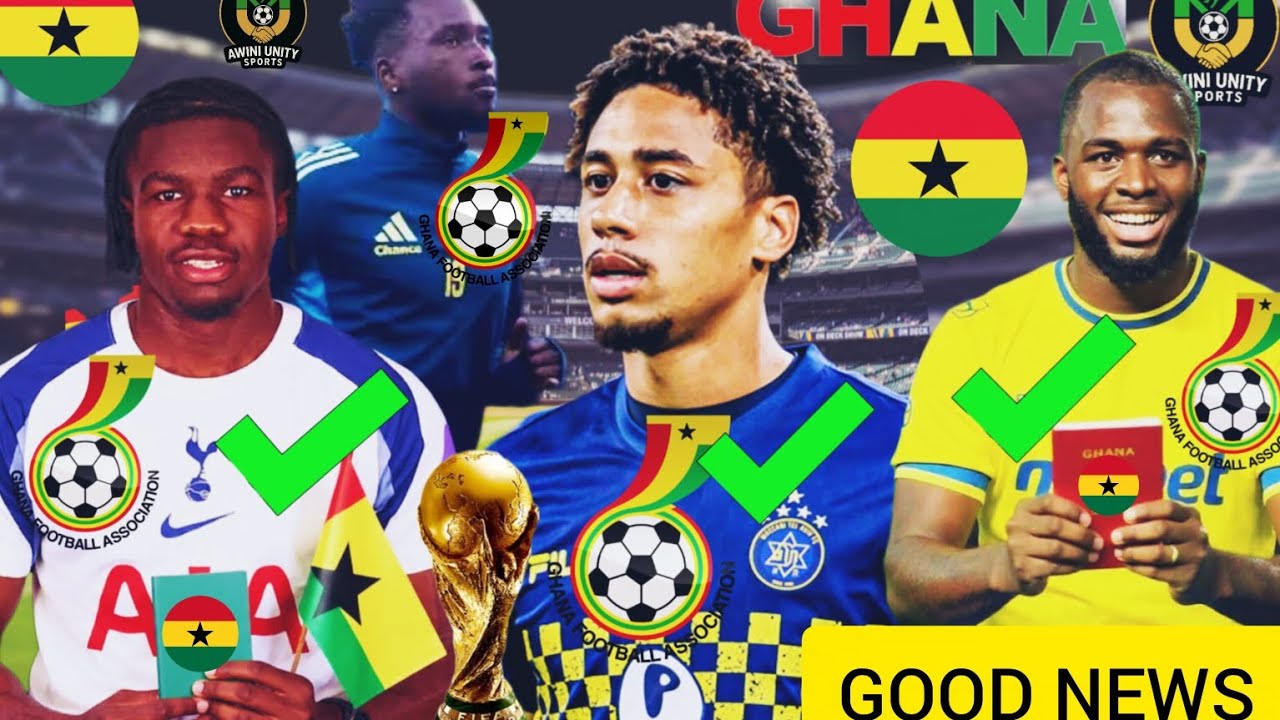 Отличные новости! 4 новых игрока присоединятся к команде «Черные звезды Ганы» 🇬🇭💪🤗🥰