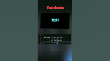 learn css text shadow property #html #css #text #shadow #coding #code #shorts