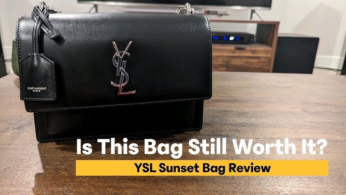 Saint Laurent YSL Sunset Bag Review & Outfits 💃 ft. Chain Wallet