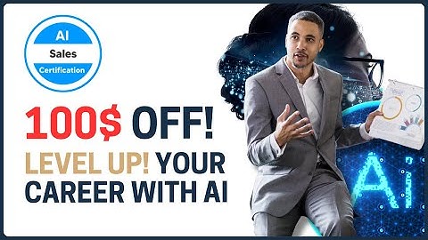 $100 OFF: AI Sales Certification Course 🤖 Level Up Your Career #couponcode #ai #sales