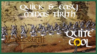 Quick & Easy Minas Tirith (20+ IN 2 HOURS) | MESBG | How To Batch Paint WARHAMMER On Easy Mode