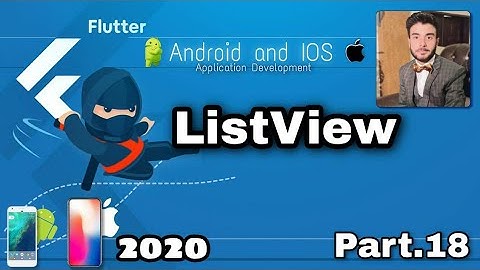 ListView in flutter part18 || Flutter tutorials for beginners 2020
