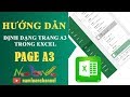 Thit lp cn l trnh by trang in a3 trong excel  namloan 