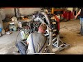 SHERMAN Engine first start after restoration