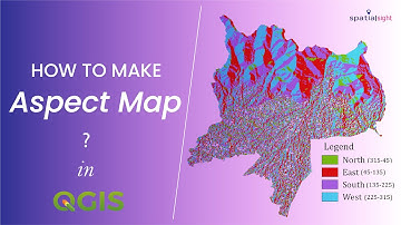 How to make aspect map in QGIS? | With Reclassification