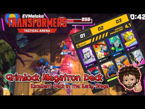 Transformers Tactical Arena  - Grimlock Megatron Deck | Good for Early Stage | Arctic Outpost