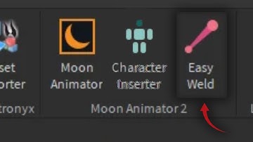 How To Use Easy Weld In Moon Animator!