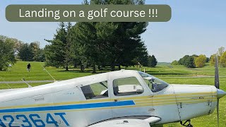 Landing on a golf course!!! | Flying to favorite airport