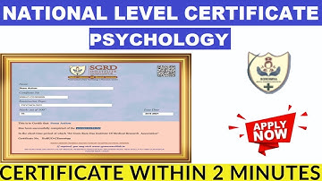 National Level Online Quiz On Psychology | Free Quiz Certificate Within 1 Minutes