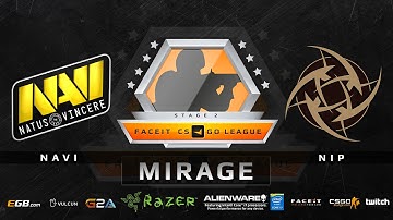 NaVi vs NiP - Mirage (FACEIT League 2015 Stage 2 EU)
