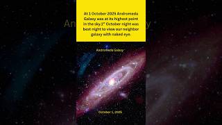 Andromeda view with naked eye ? #andromedagalaxy
