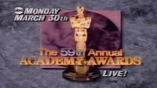 Vintage TV Promo Commercial for the 59th Oscars featuring Paul Hogan