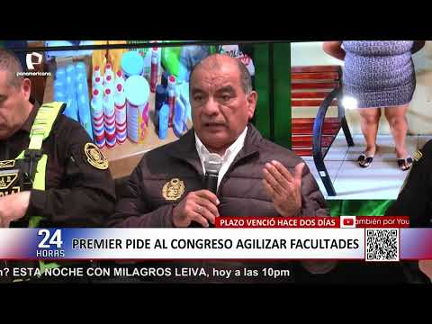 Deadline passed two days ago: Prime Minister Galarreta asks Congress to fast-track legislative po...