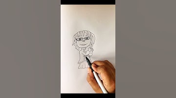 How to Draw May from Sid the Science Kid animation step by step | #shorts