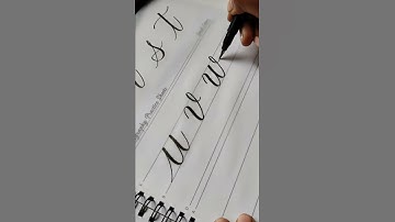 How to write with brush pen #calligraphytutorial #shorts