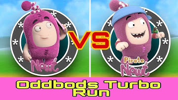 Newt vs Pirate Newt | Oddbods Turbo Run | Gameplay | Games Walkthrough