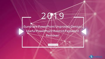 Learn the Powerpoint Read Only Password Remover -iSunshare PowerPoint Unprotect Genius