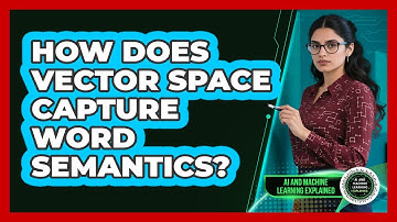 How Does Vector Space Capture Word Semantics?