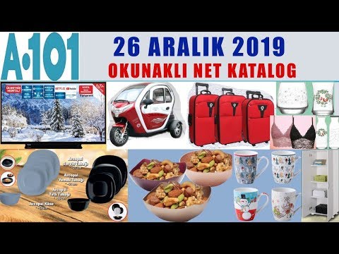 OKUNAKLI I A101 26 ARALIK 2019 PERŞEMBE KATALOĞU I A101 AKTÜEL I A101 İNDİRİMLER