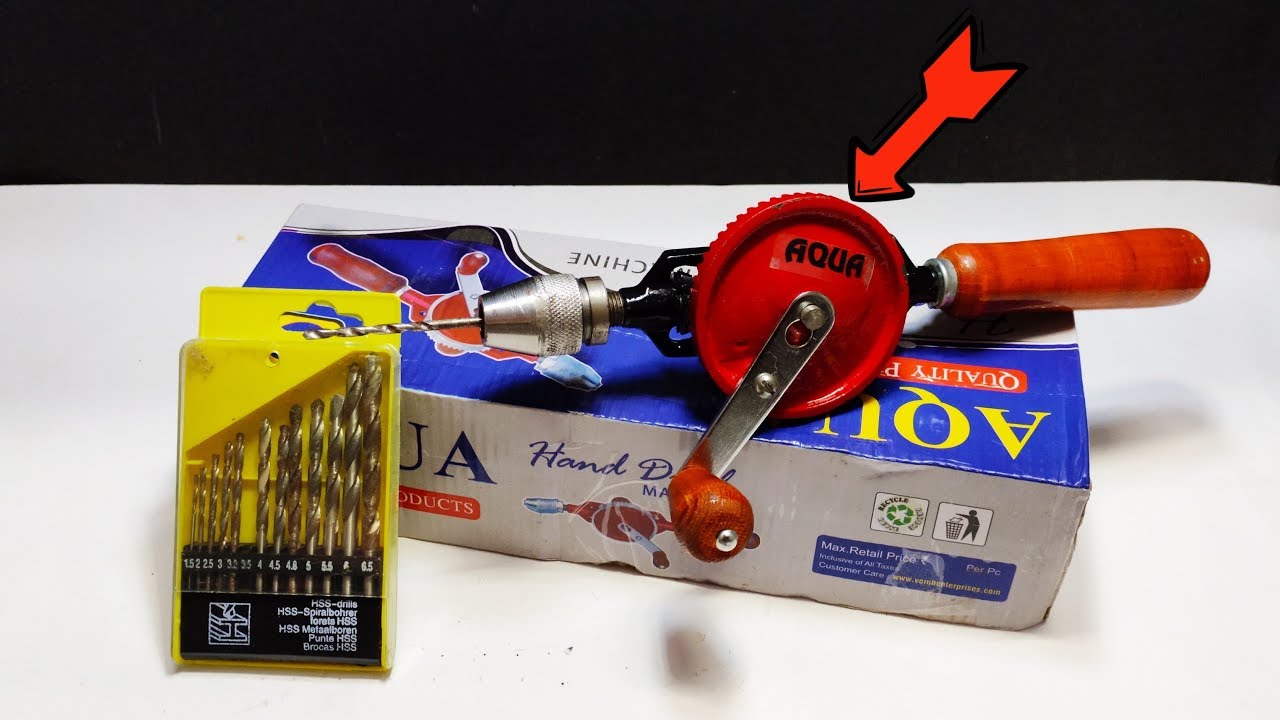 Mini Craft adjustable Hand Drill preview and how to use - Malaysia