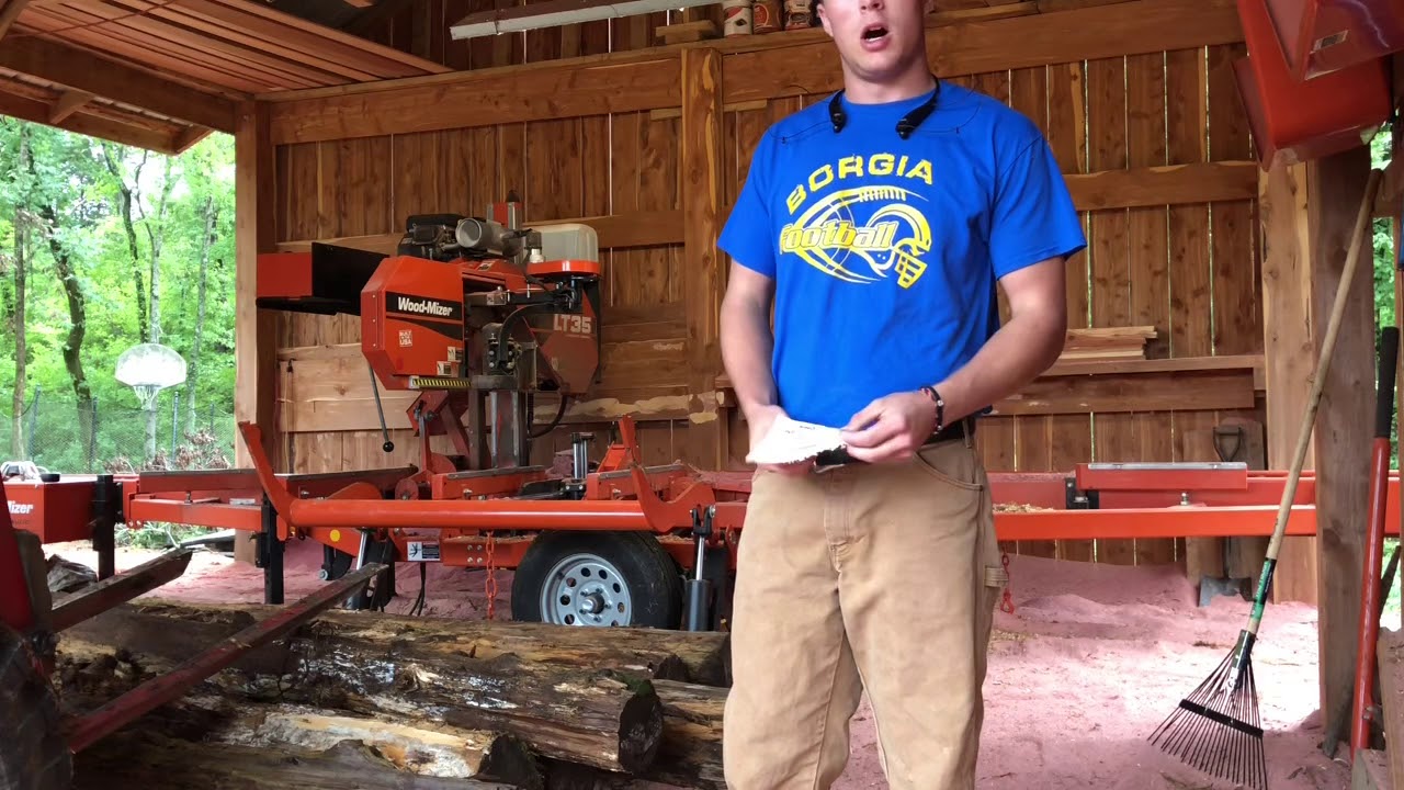 Old Logs To New Lumber - YouTube