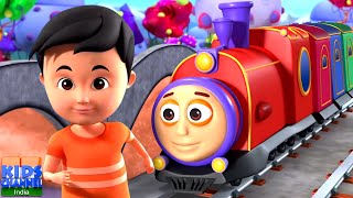 Chuk Chuk Rail Chali | चुक चुक रेल चाली | Nursery Rhymes | Hindi Song for Kids | Chal Mere Ghode